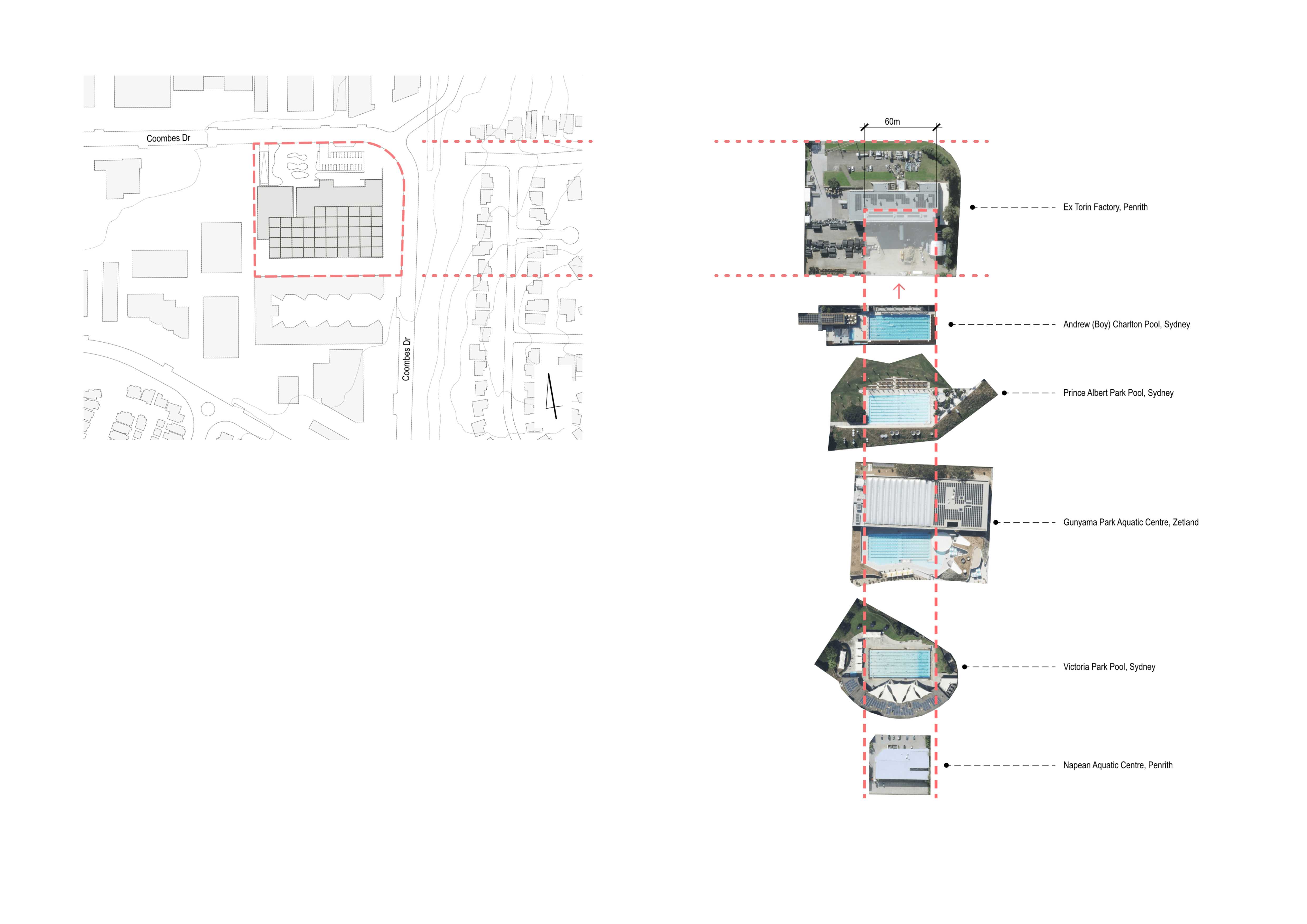 Analysis of Sydney’s aquatic centres demonstrates that the site has sufficient spatial capacity to accommodate a combined aquatic centre and museum.