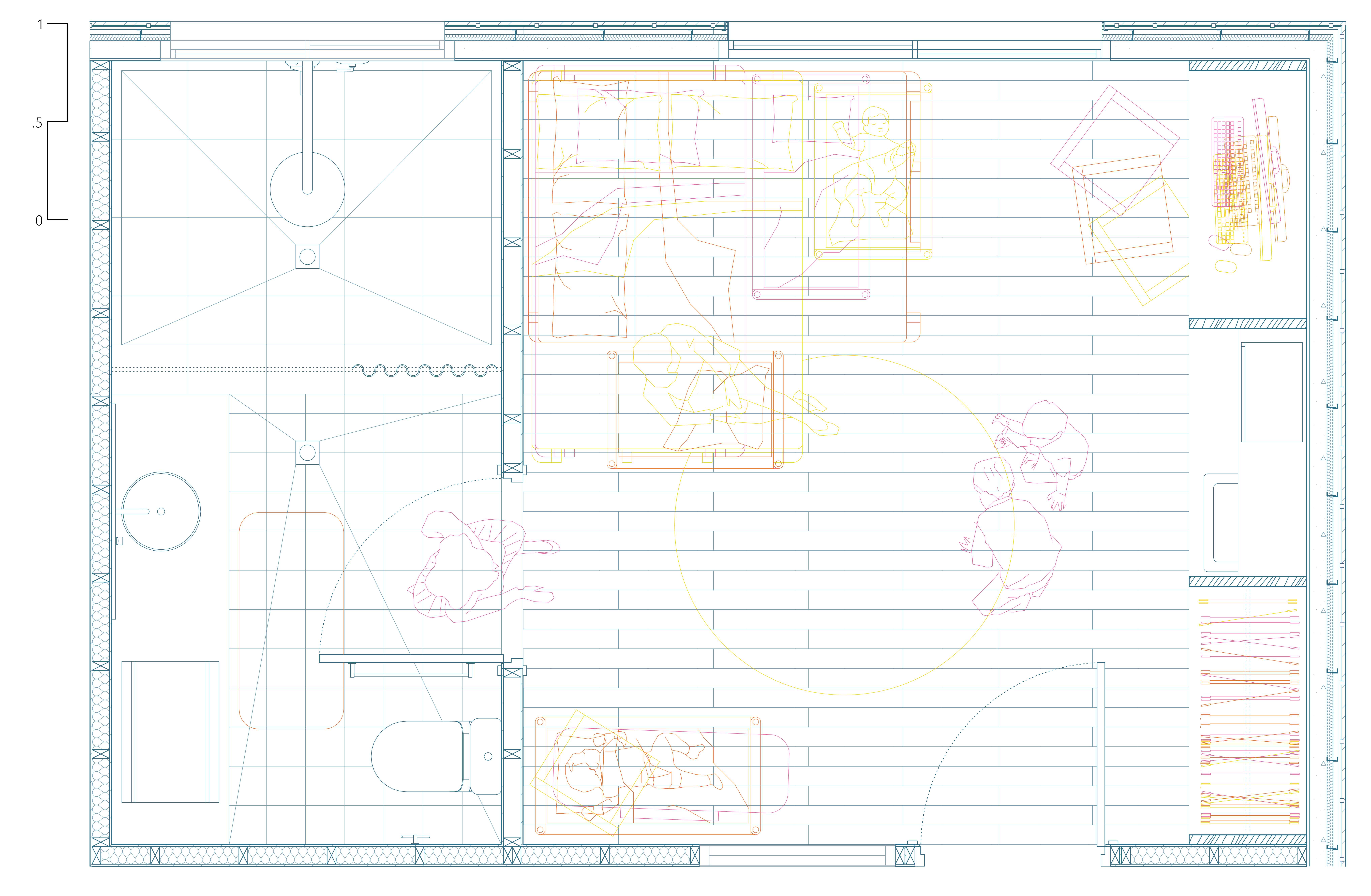 detailed bedroom plan

an architect can draw up the floor plan of the room, a social worker can organise programs, but only the individual can define their life.