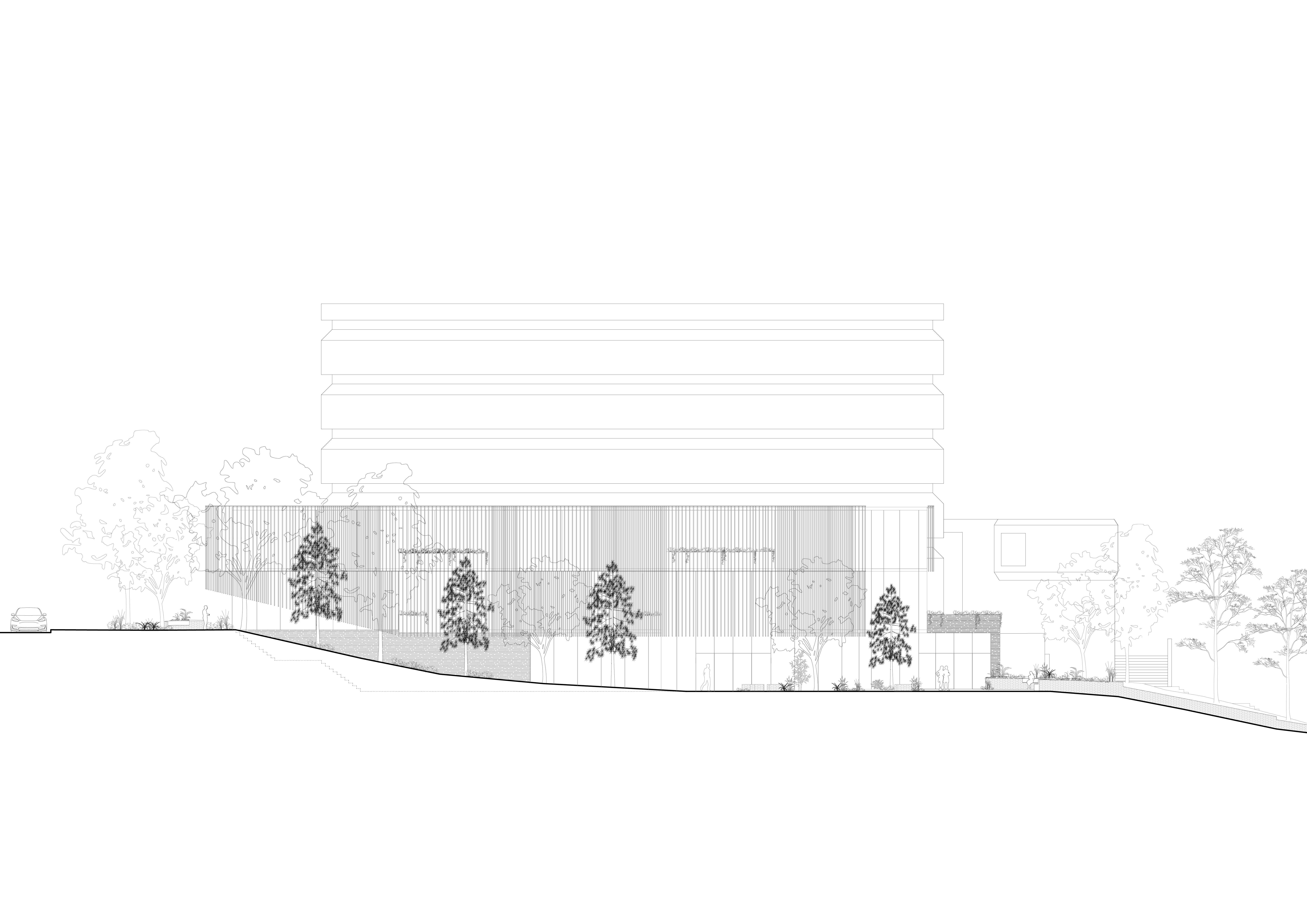 Elevation from Maze Crescent 