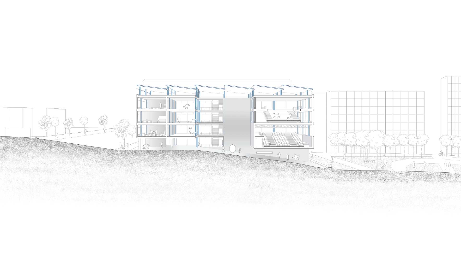 Sectional perspective