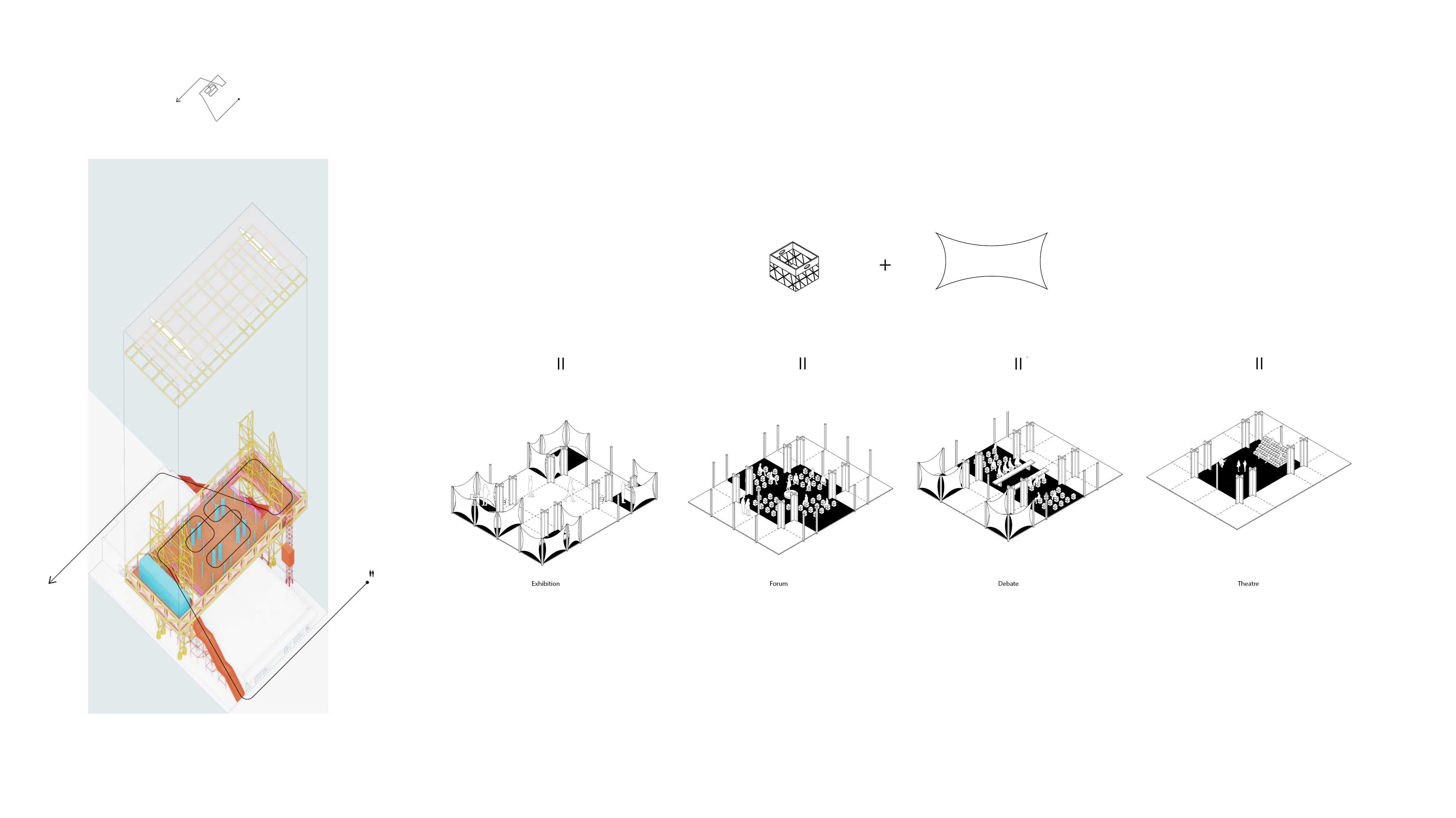 Axonometric images, a guide to the Mediator