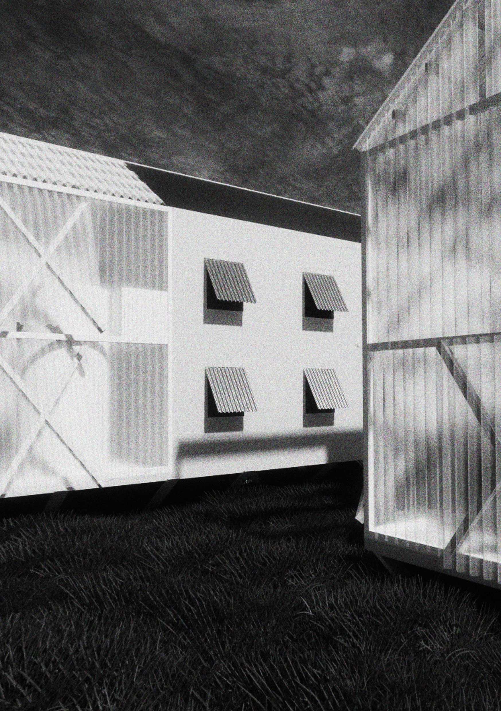 Visualisation of Modular Housing Unit.