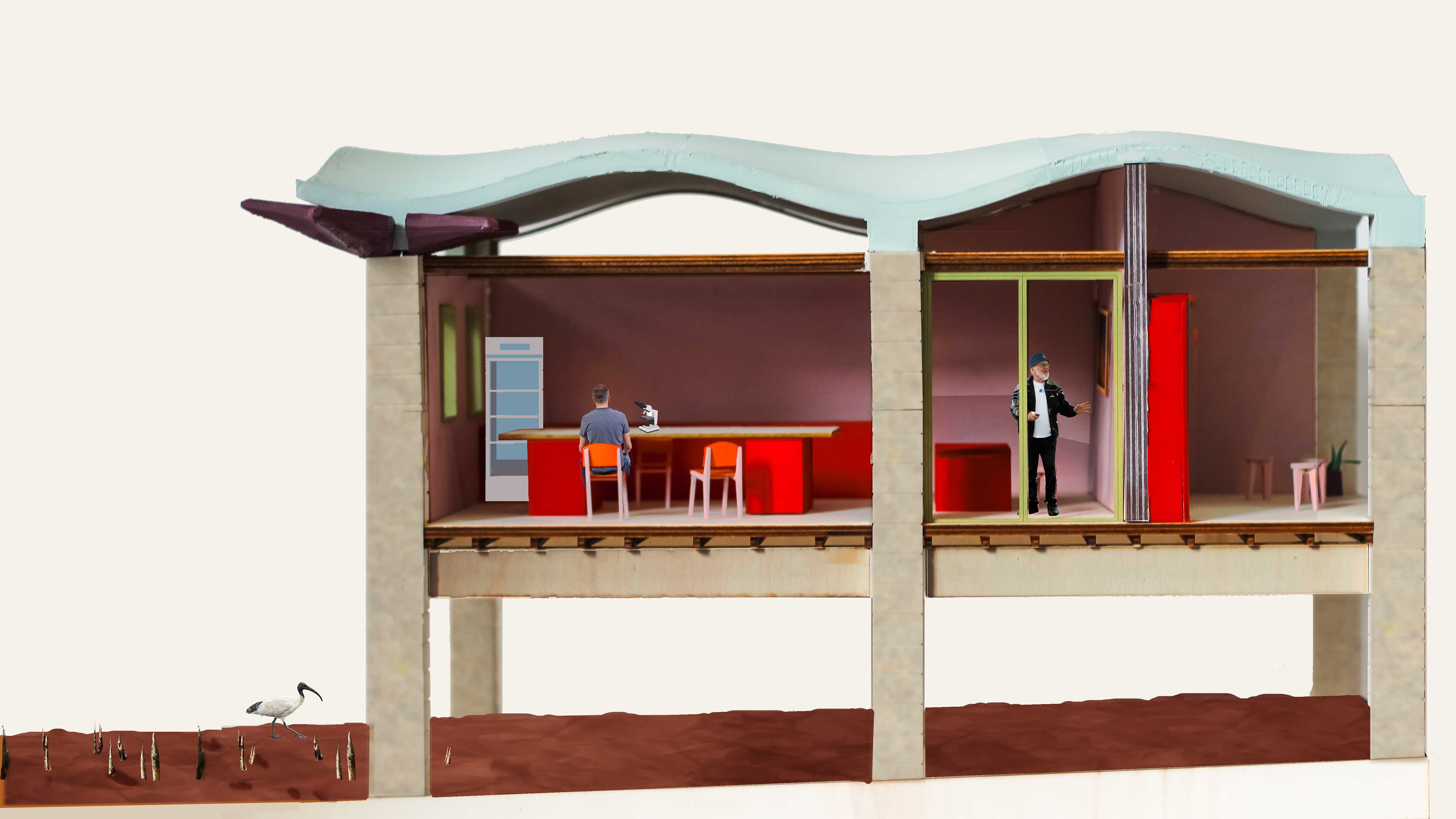 1/20 Model of Wet Labs