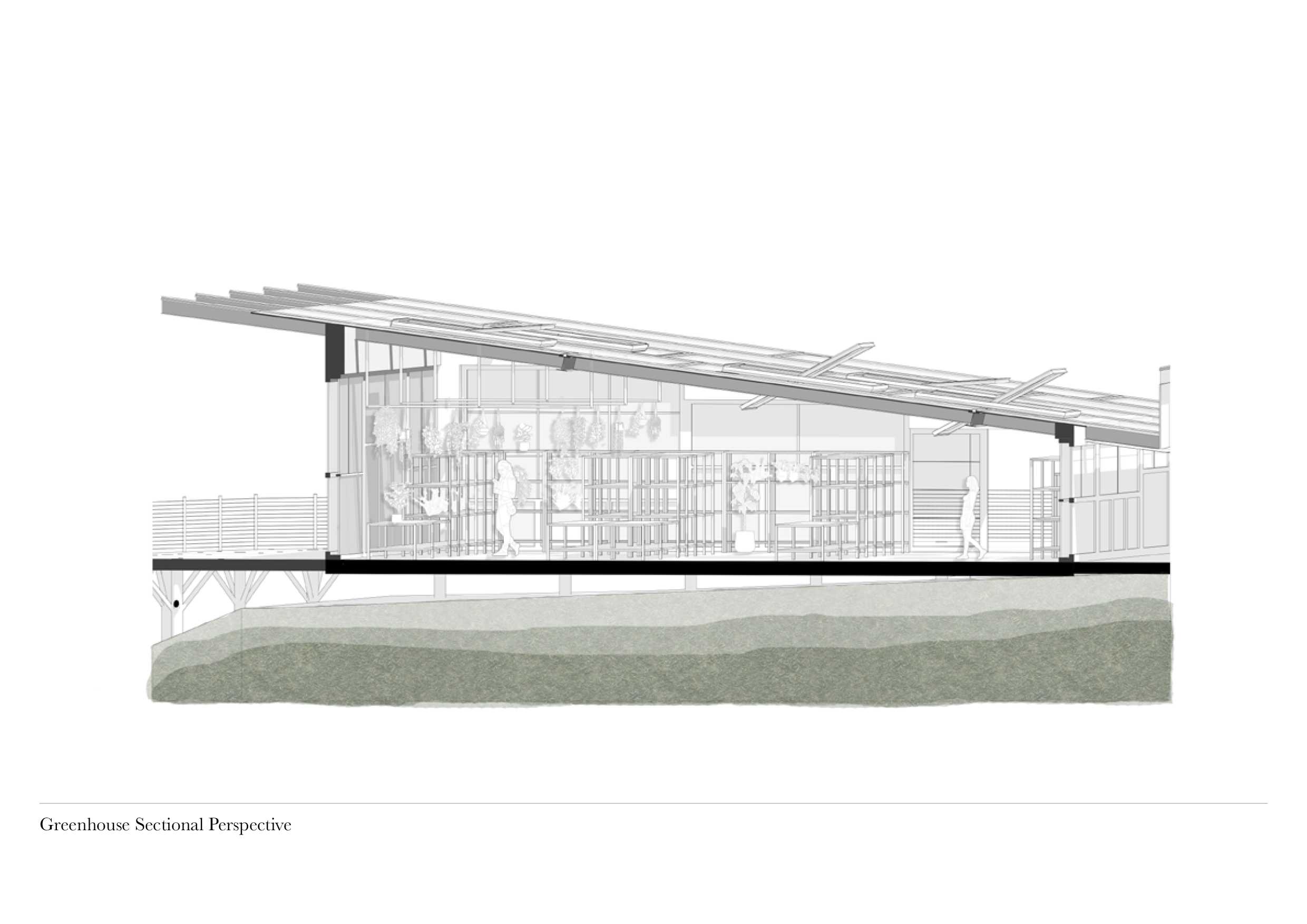 GREENHOUSE SECTIONAL PERSPECTIVE