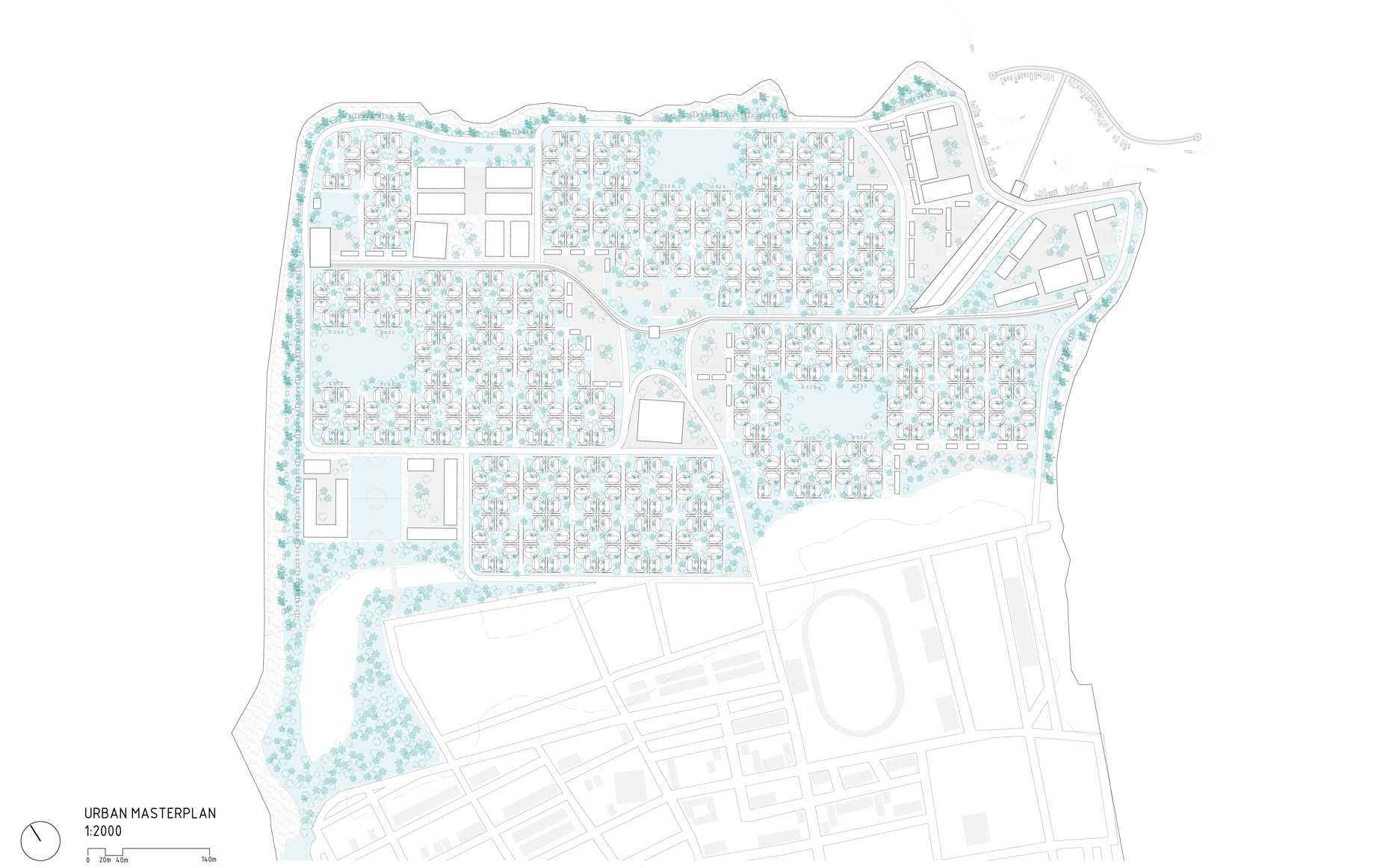 1:2000 Urban Masterplan
