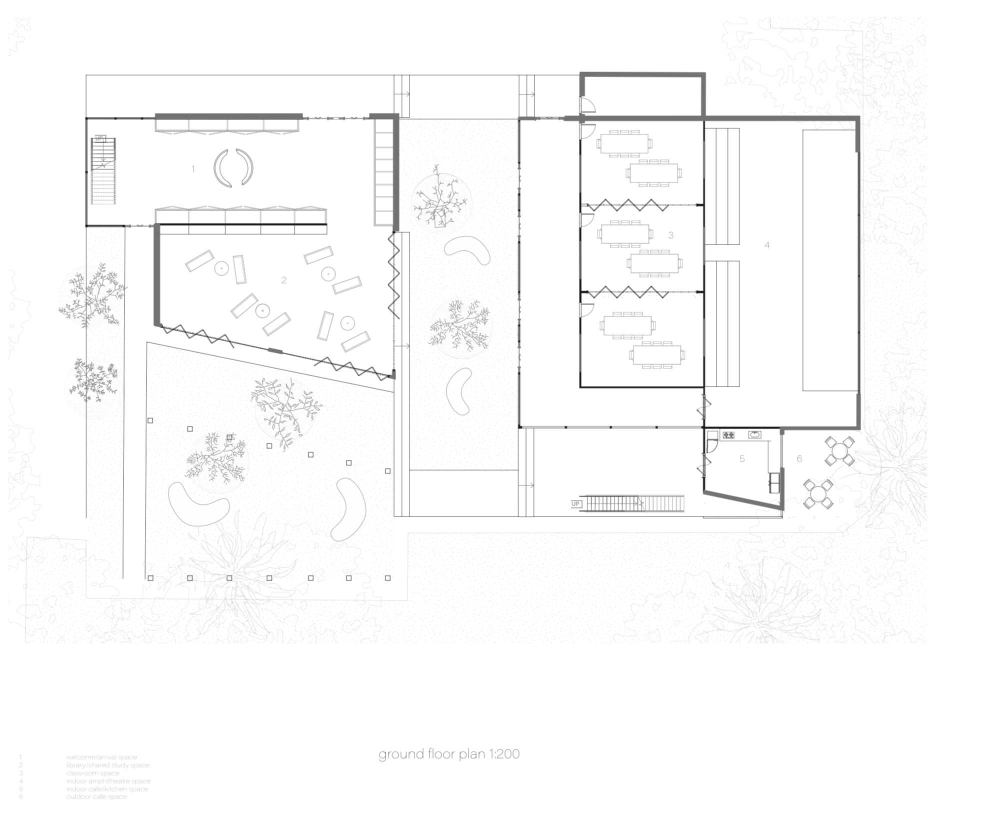 1:200 Ground Floor Plan