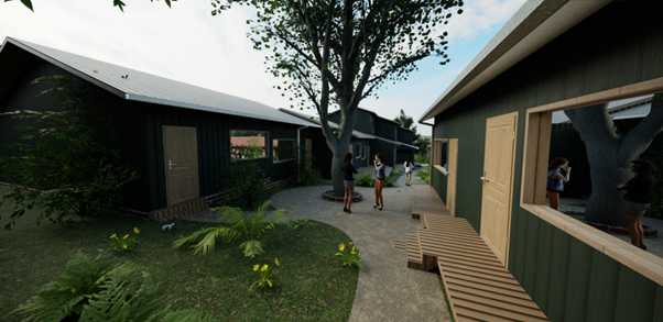 Northern small residential garden (scene 4)