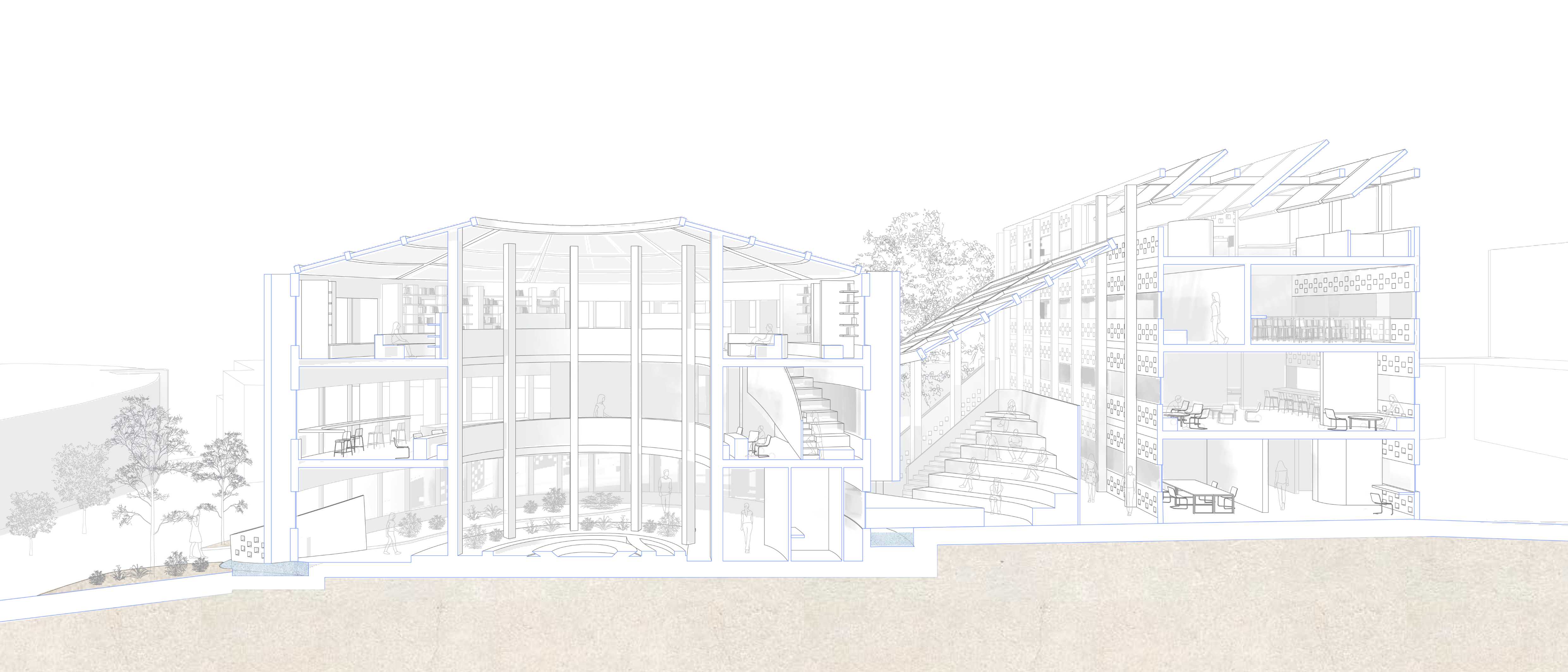 Sectional perspective