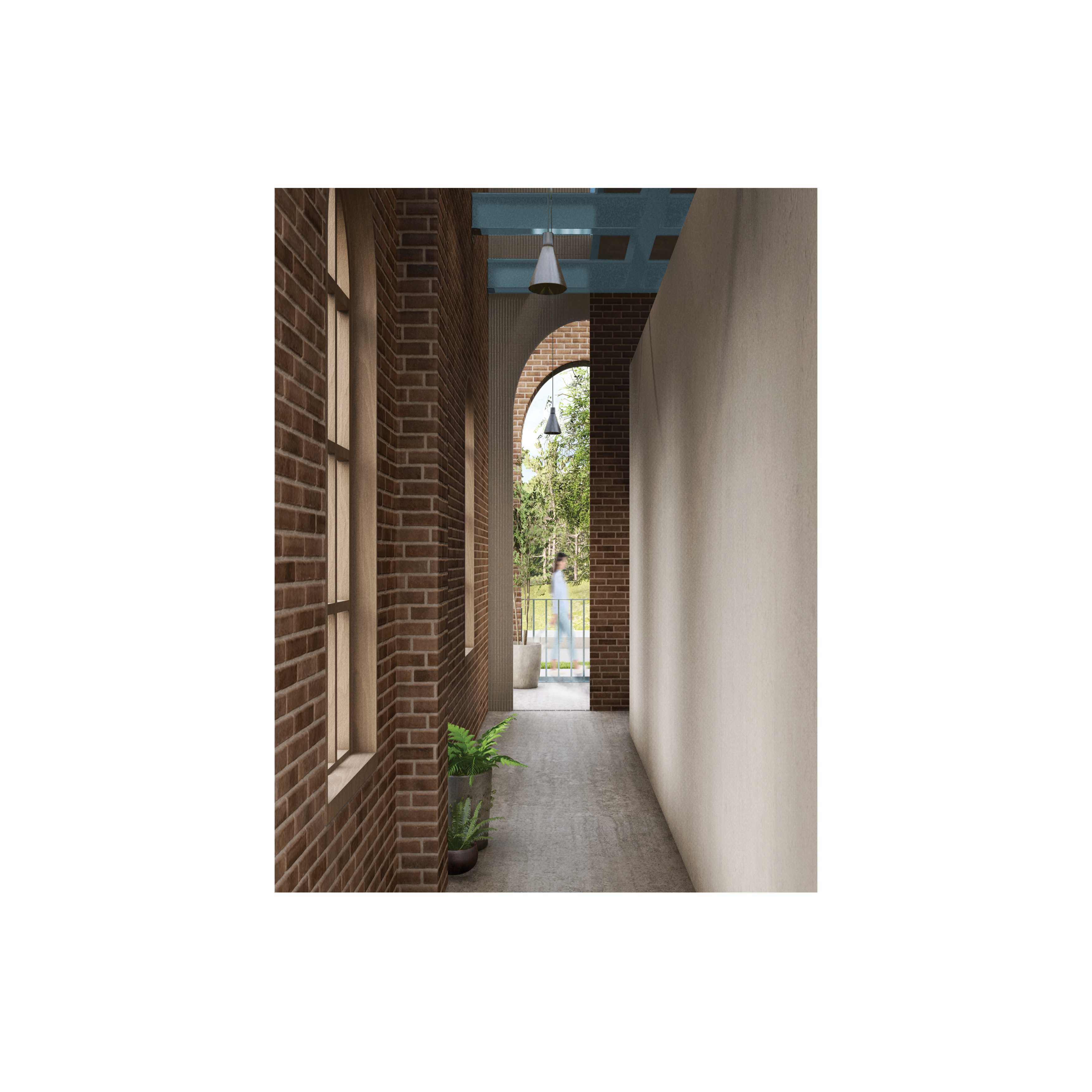 The existing skeleton is recalibrated to adapt to architecture that conforms to the seasonal changes on site.