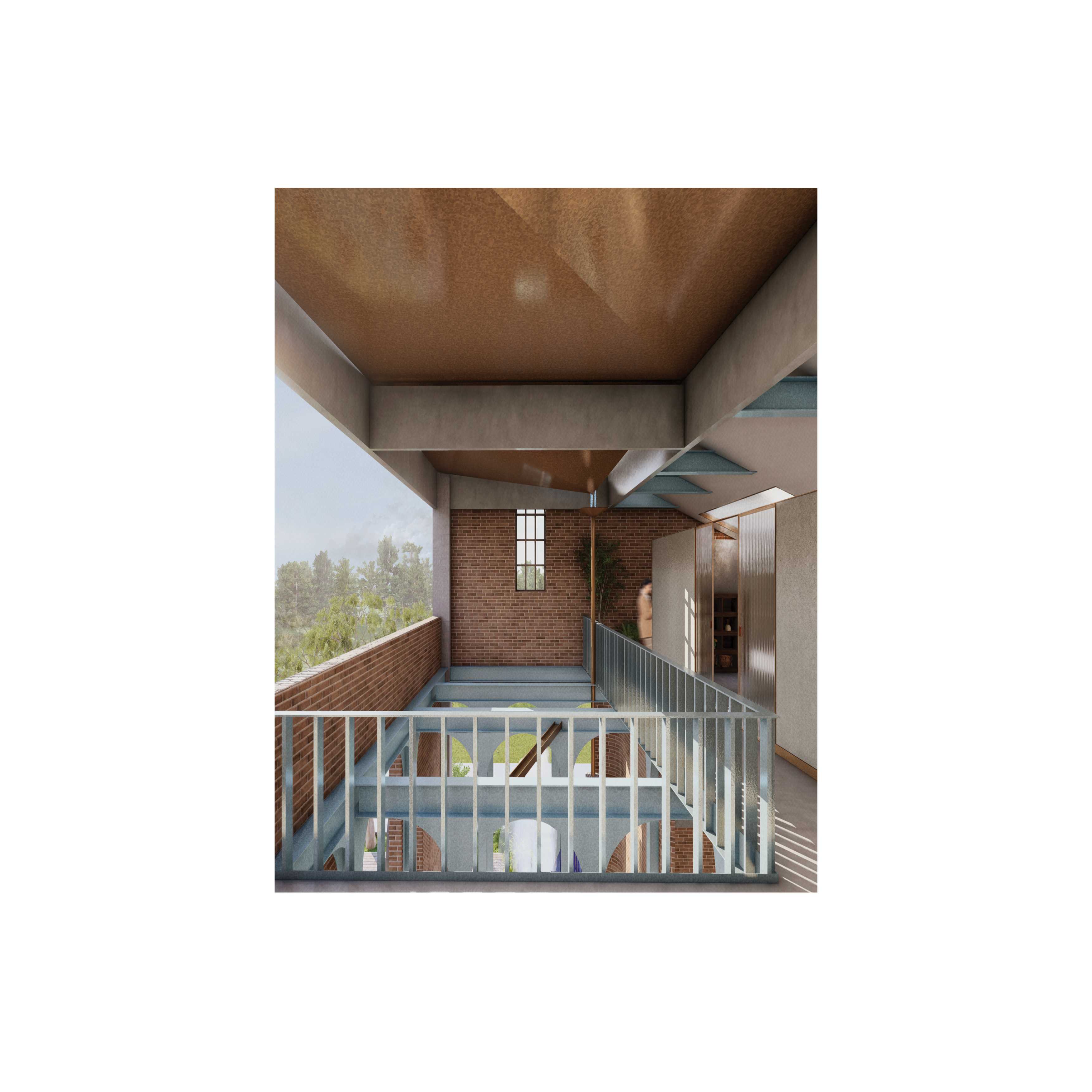 The craftsman's workshop and fragrance organ form the engine room-entirely domestic, the space becomes a tool that enables the extension of the city and cleanser of the territory.