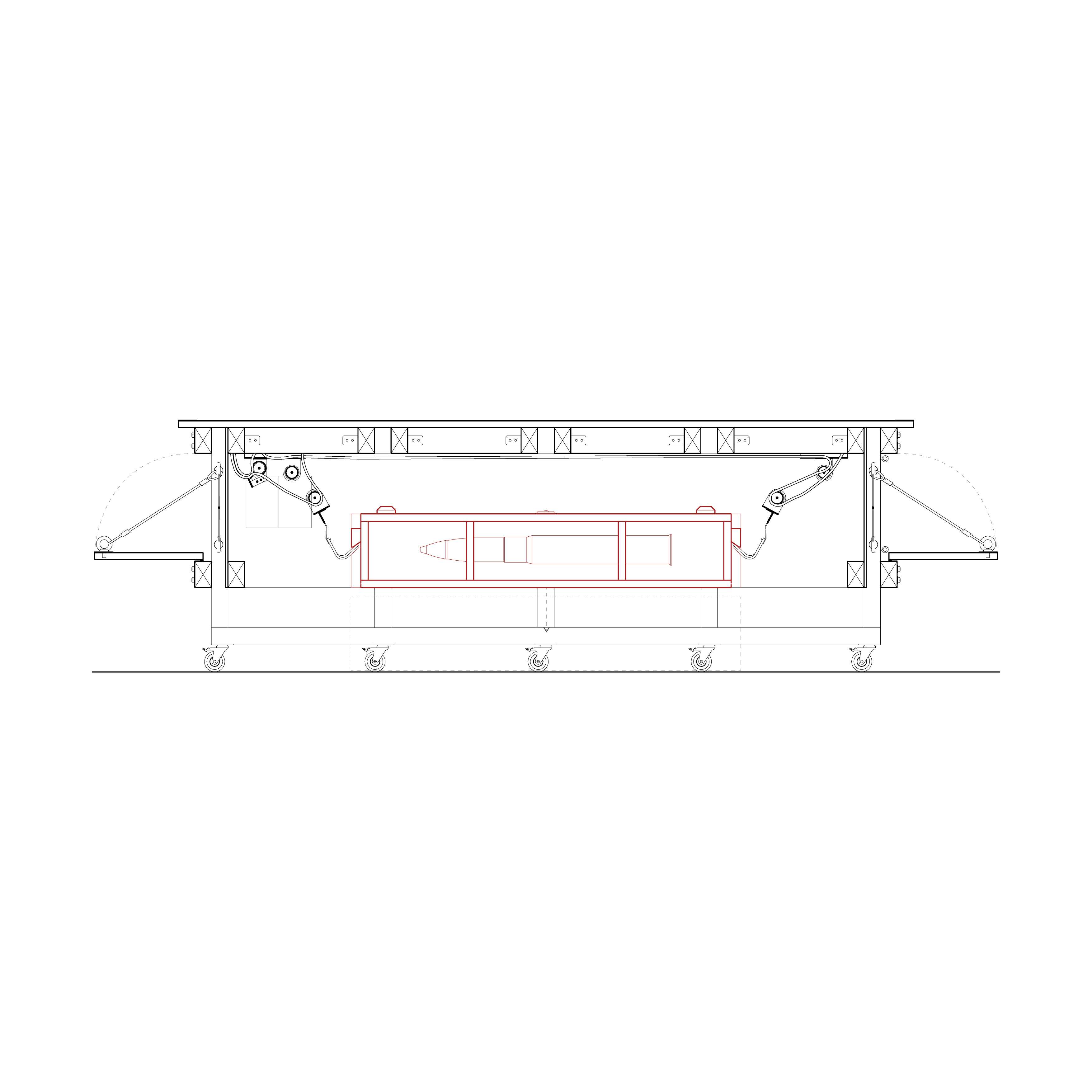 The structural make-up of the intervention is simplistic yet heavily considered and methodical. Each piece has a defined semiotic purpose and intent relating to operation.