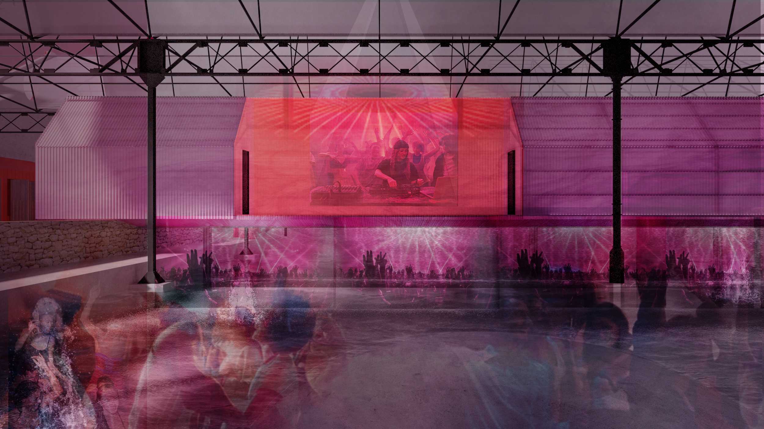 The structure, tuned to its context, invites new civic practices that respond to human presence letting culture, movement, and shared rhythms shape how people inhabit and experience the transformed space.