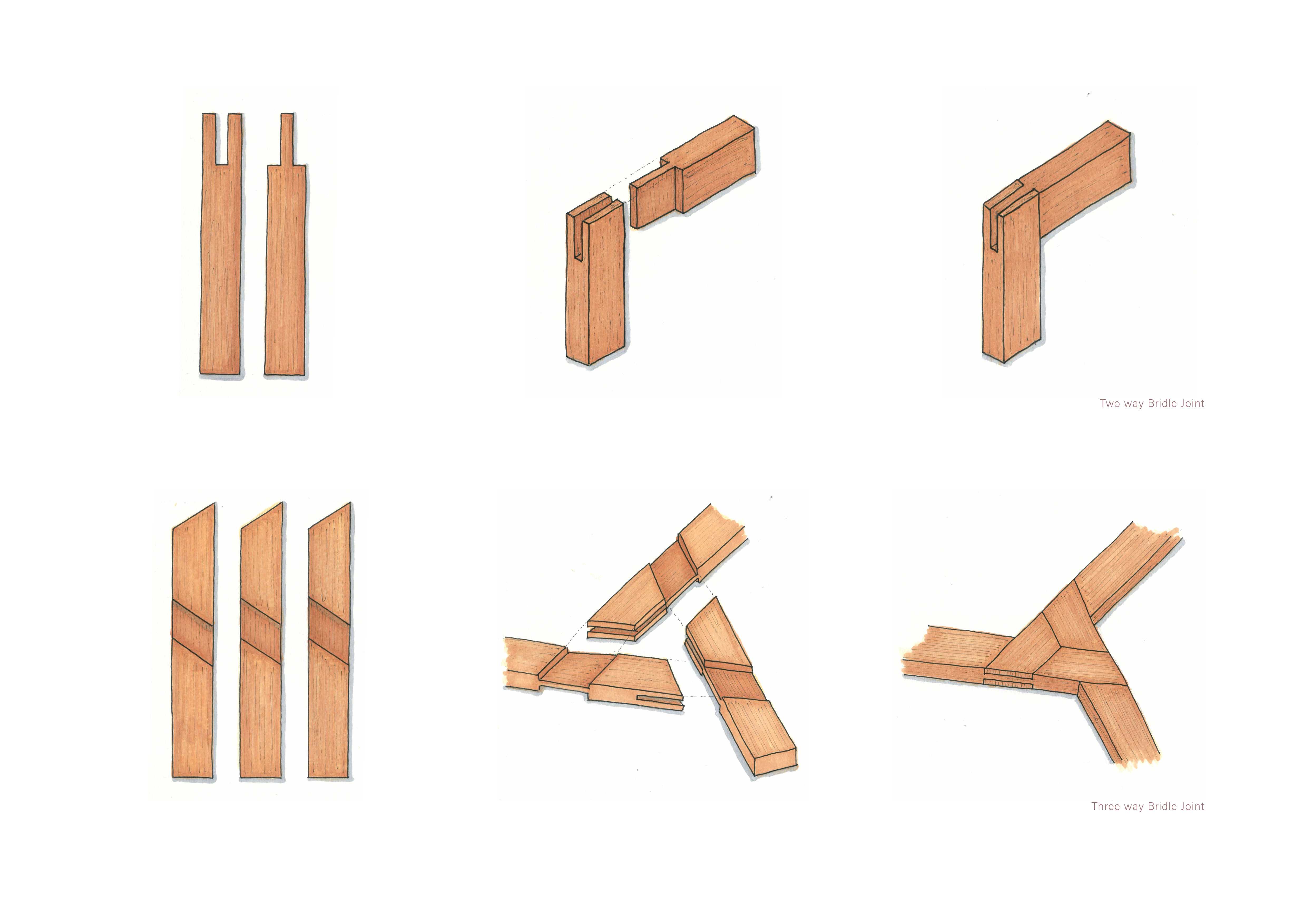 Bridle Joinery Sketches