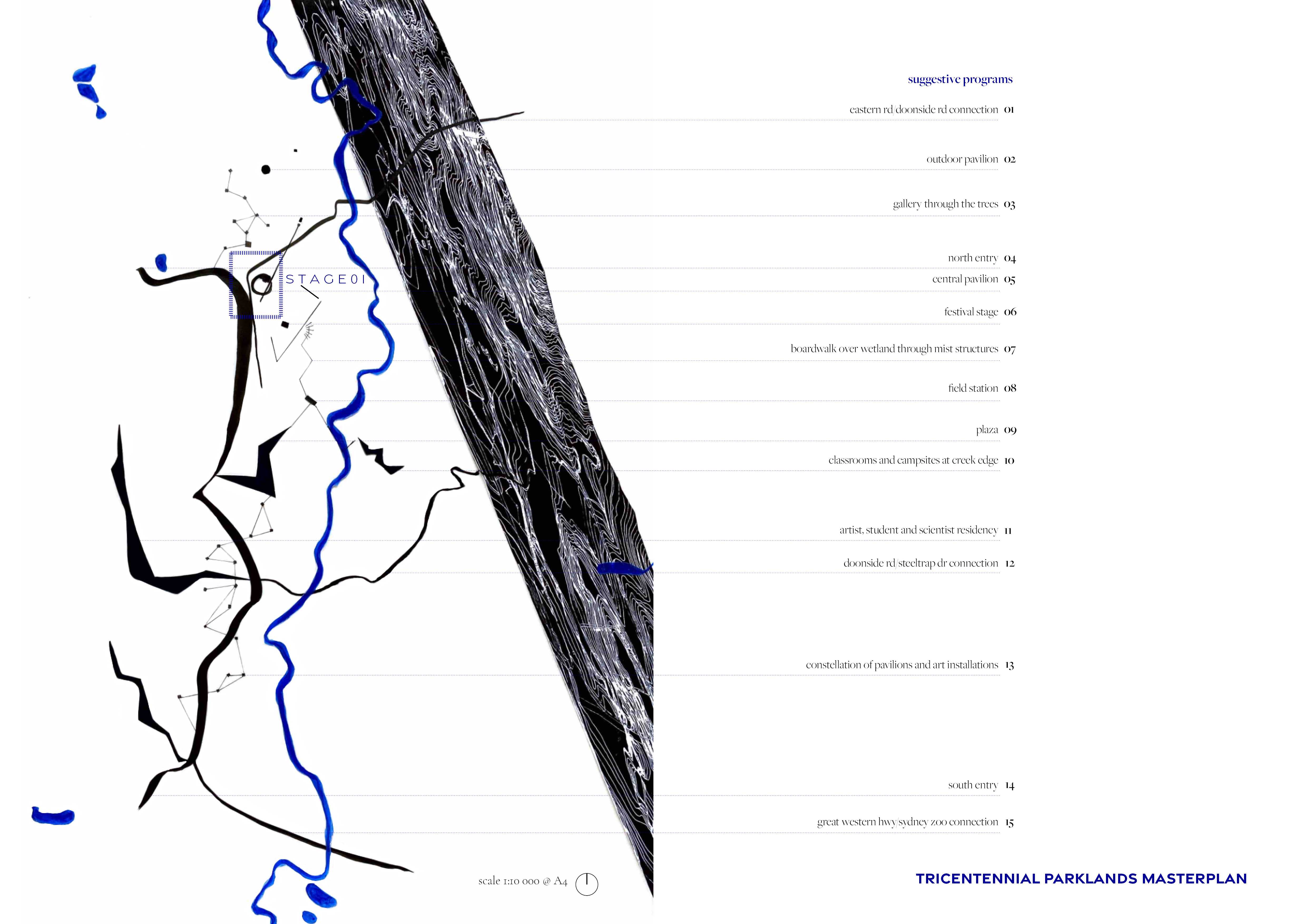 Set to open in 2088, this thesis proposes a suggestive masterplan based on current trends for multicultural programs, and existing programs run at Western Sydney Parklands. 