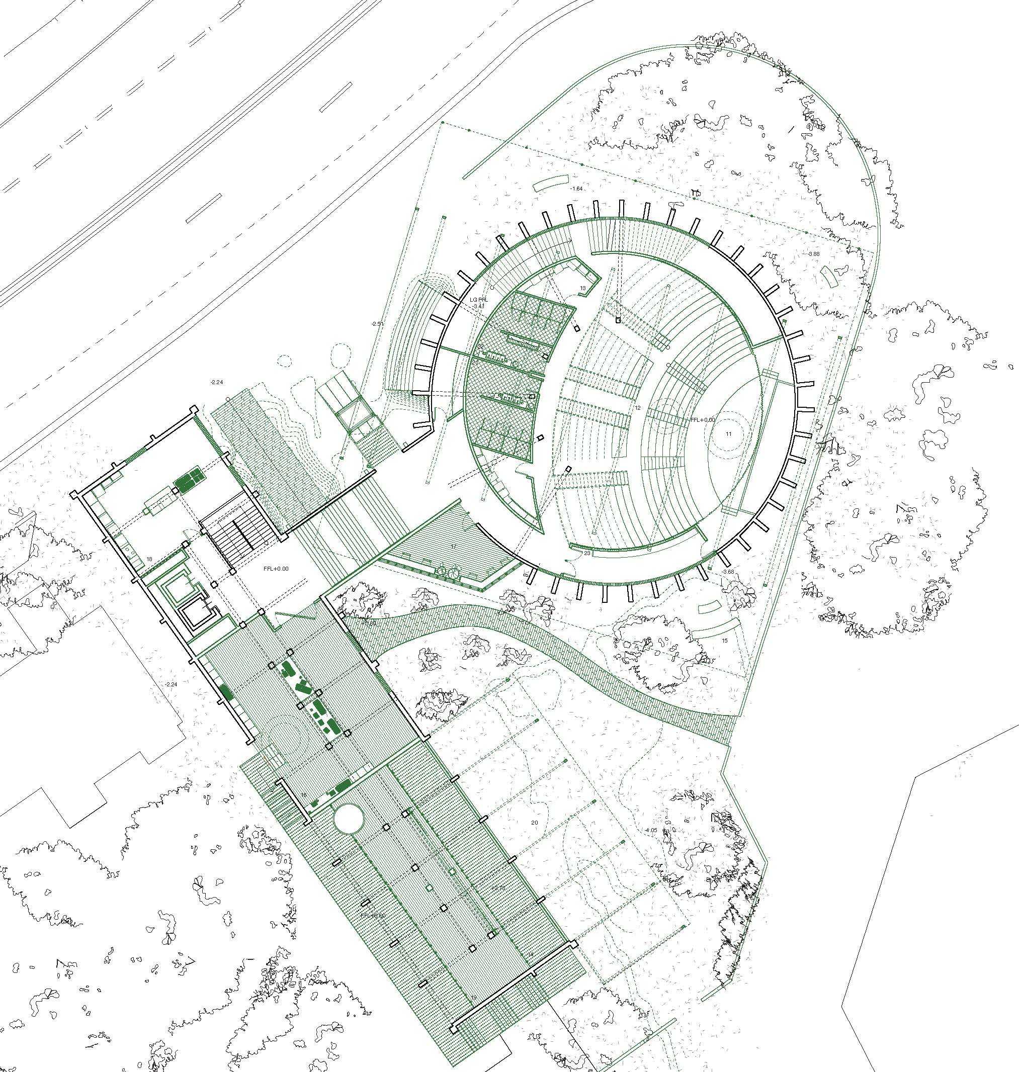 (RE)FRAMING: Ground Floor plan